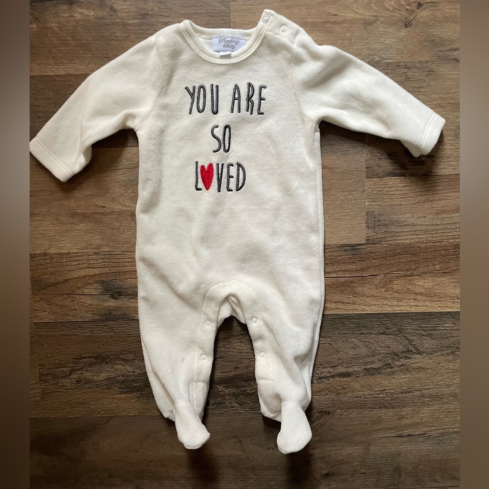 You are so loved baby sleeper nwot